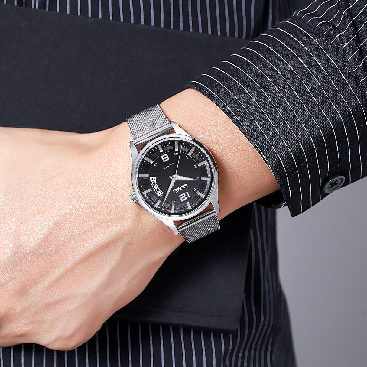 2046 Skmei para hombre pulsera Mesh