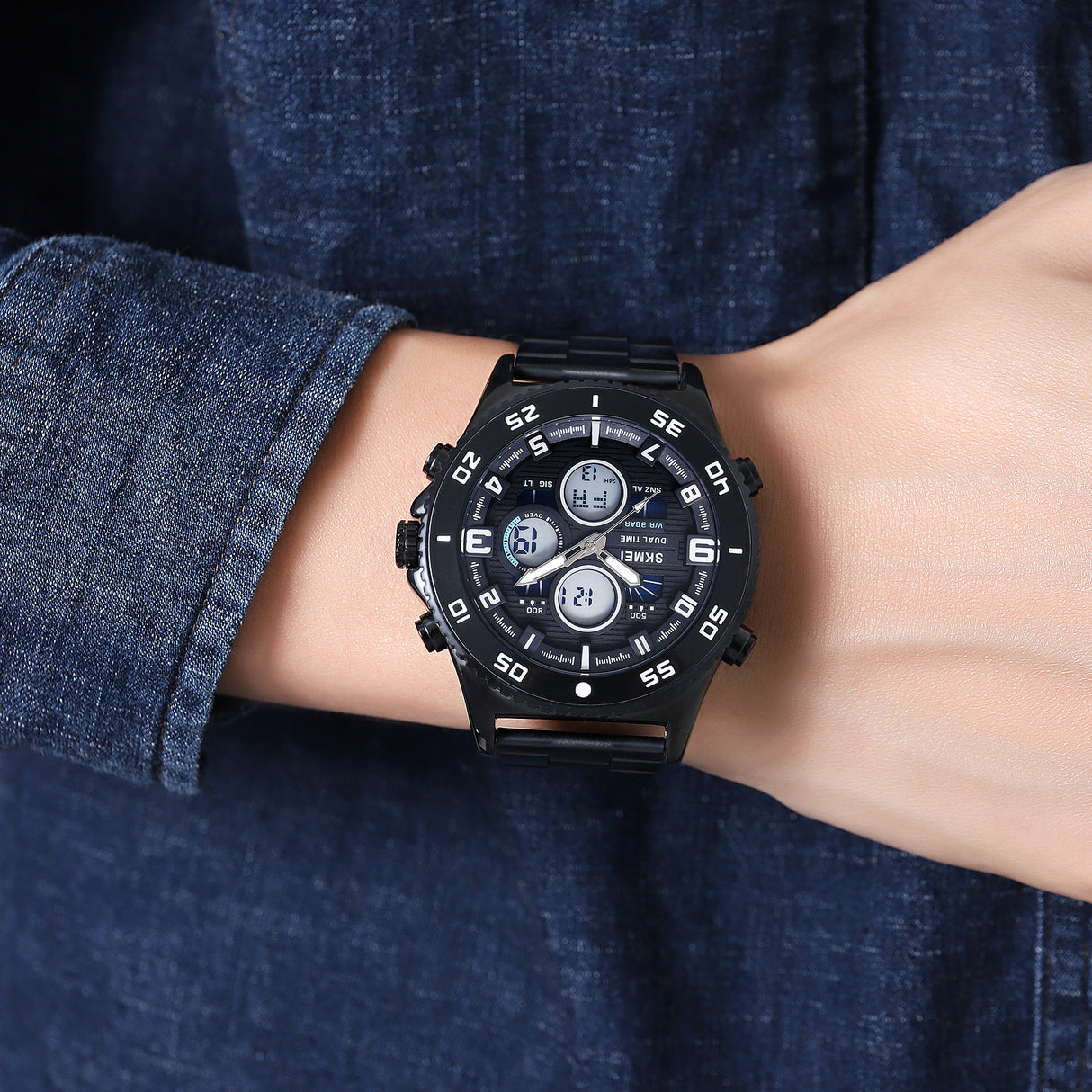 2205 Skmei reloj Doble hora para hombre