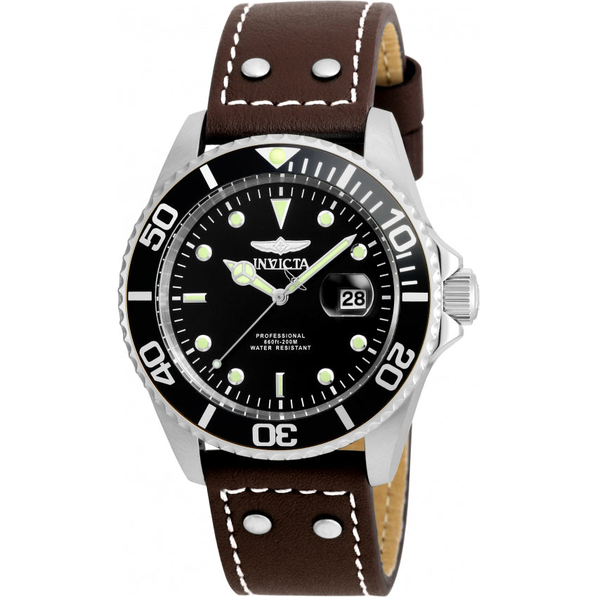 Reloj Invicta Pro Diver de hombre banda de piel 43 mm