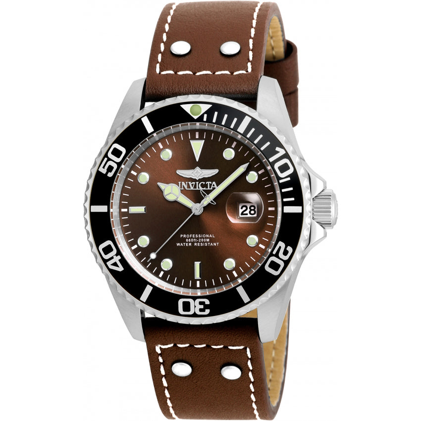 Reloj Invicta Pro Diver de hombre banda de piel 43 mm