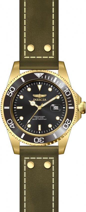Reloj Invicta Pro Diver de hombre banda de piel 43 mm