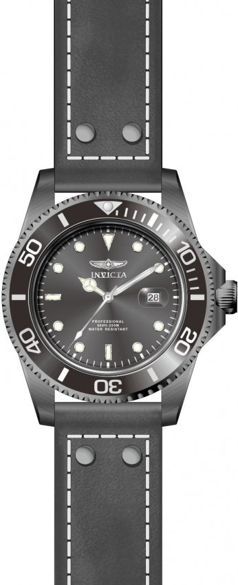 Reloj Invicta Pro Diver de hombre banda de piel 43 mm