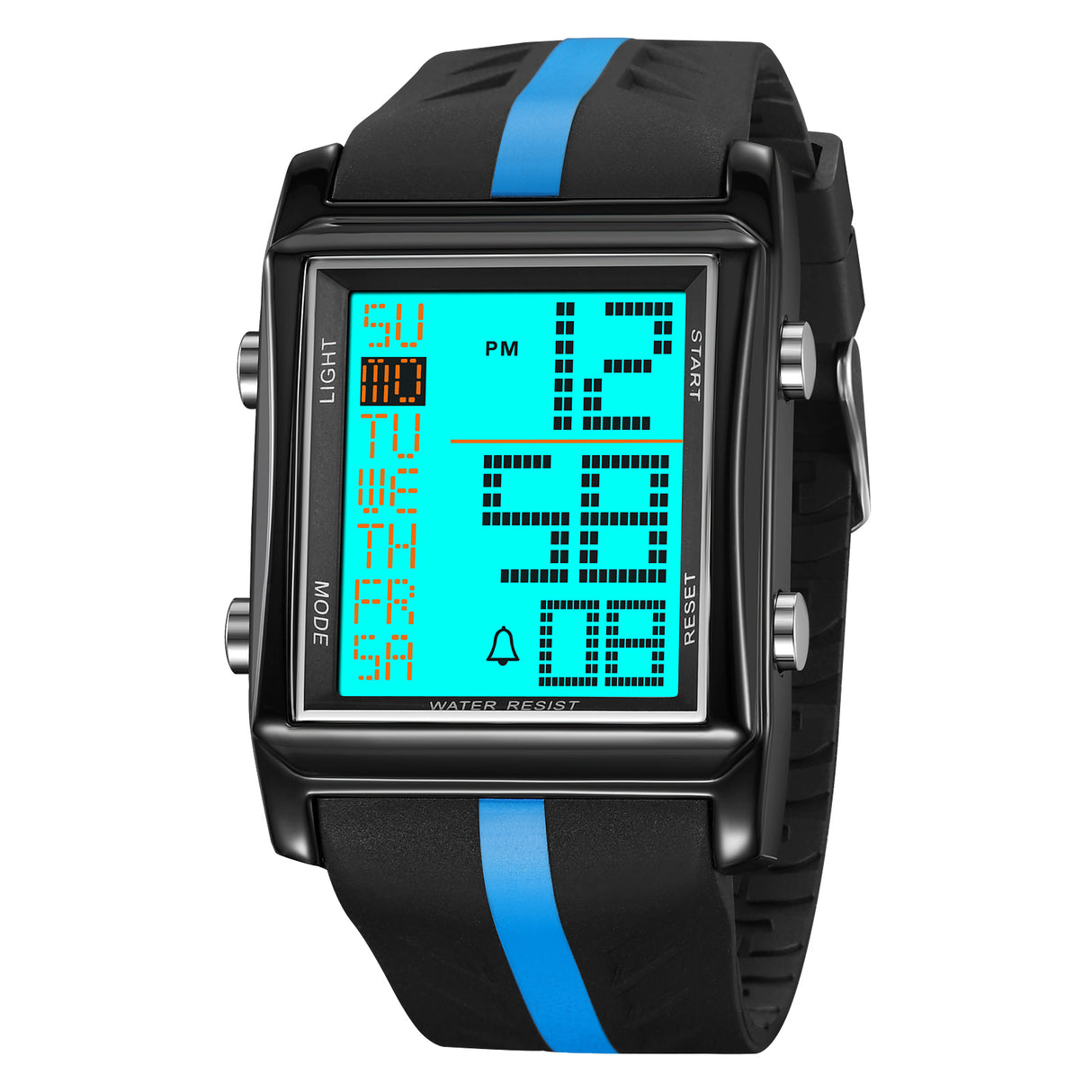 2207 Skmei reloj para caballero pulsera de caucho digital