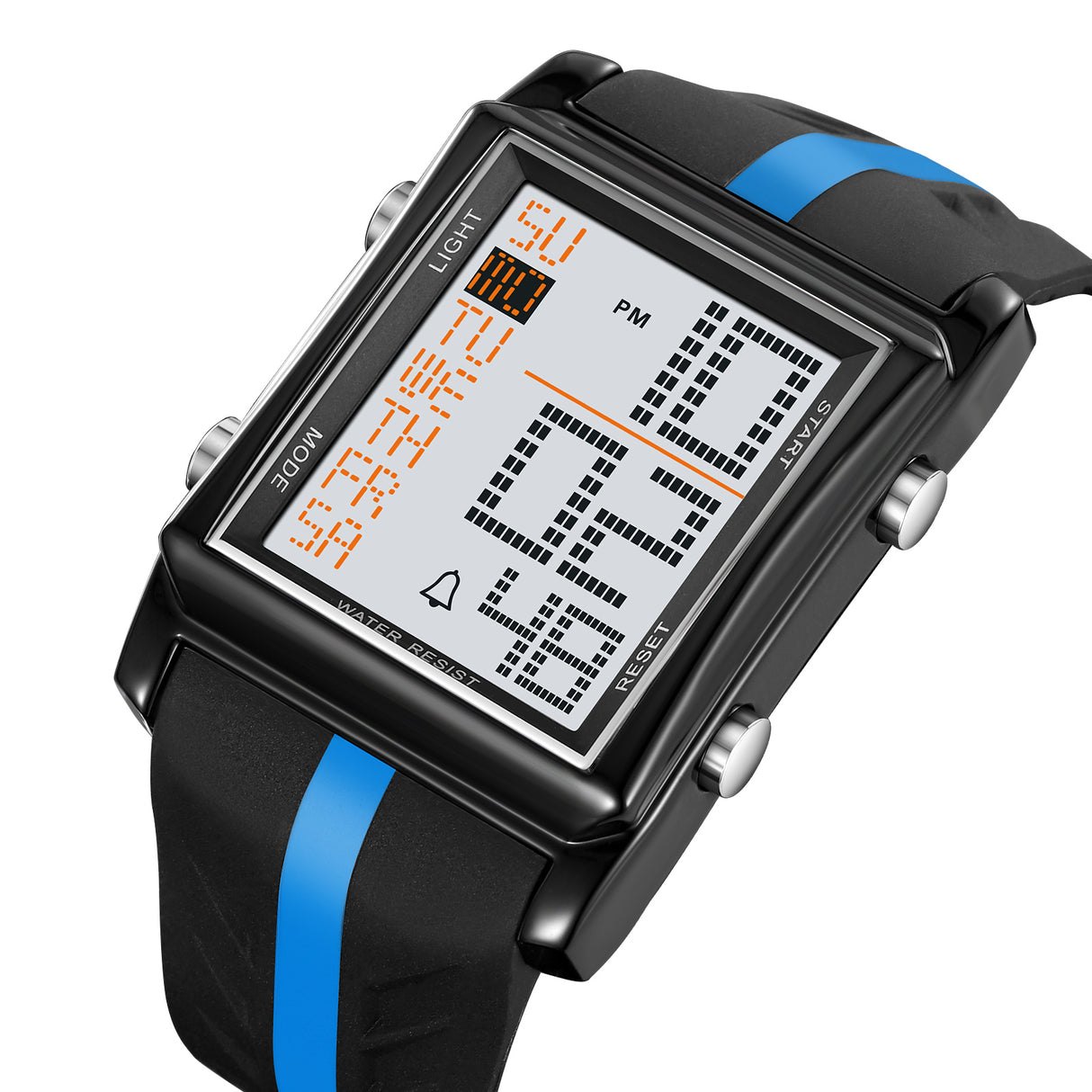 2207 Skmei reloj para caballero pulsera de caucho digital
