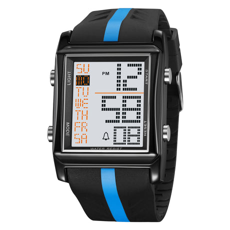 2207 Skmei reloj para caballero pulsera de caucho digital