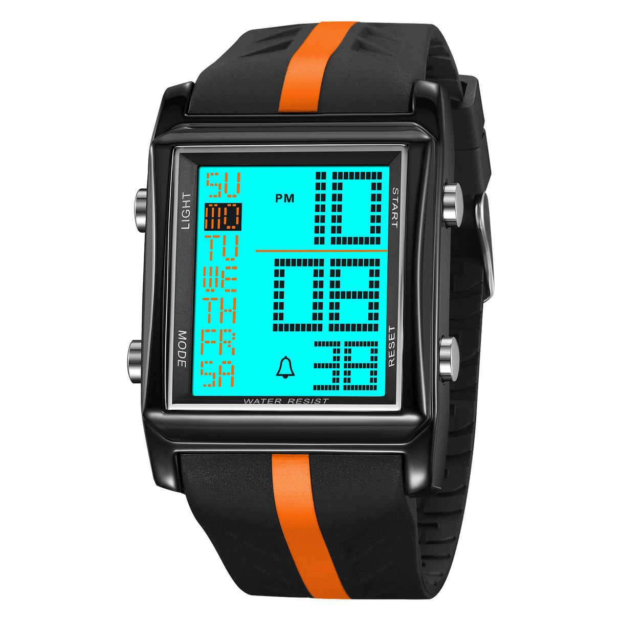 2207 Skmei reloj para caballero pulsera de caucho digital