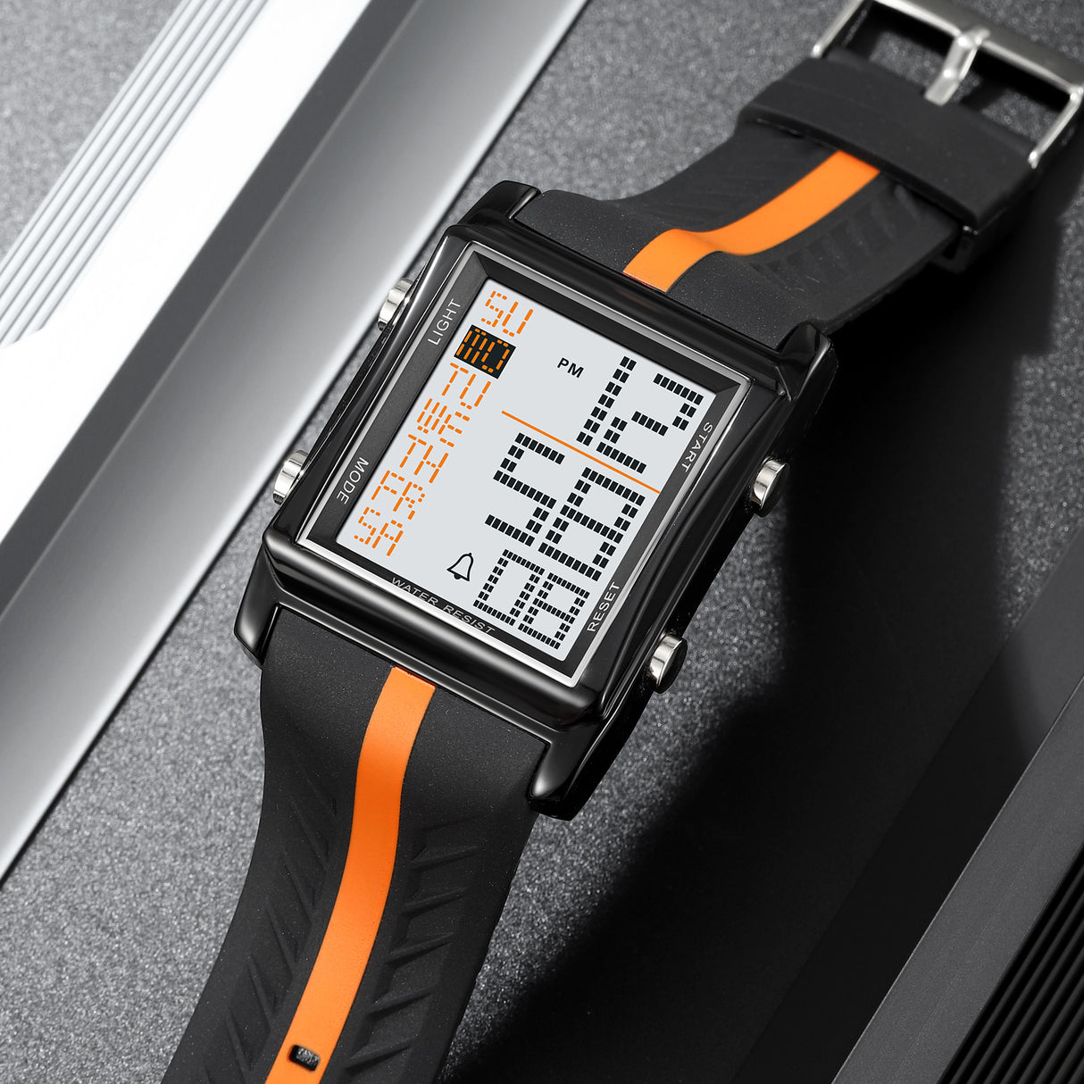 2207 Skmei reloj para caballero pulsera de caucho digital