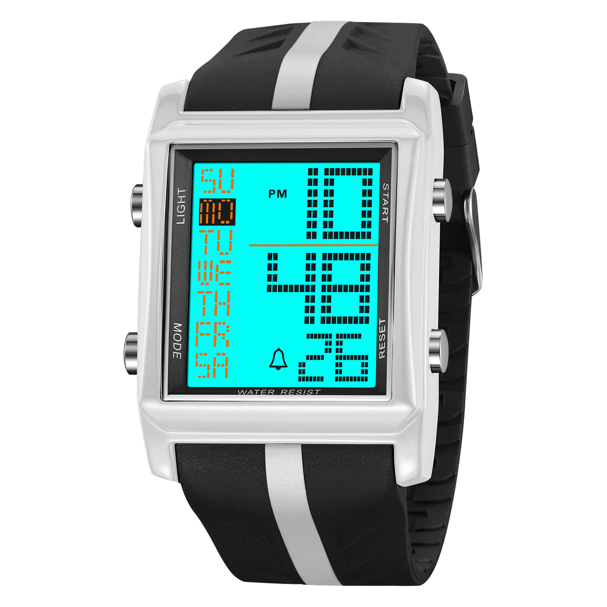 2207 Skmei reloj para caballero pulsera de caucho digital