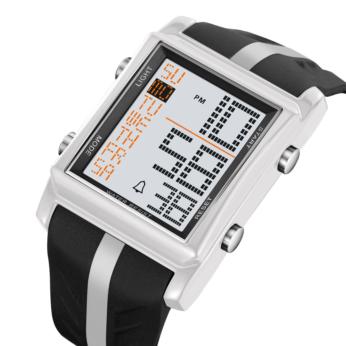 2207 Skmei reloj para caballero pulsera de caucho digital