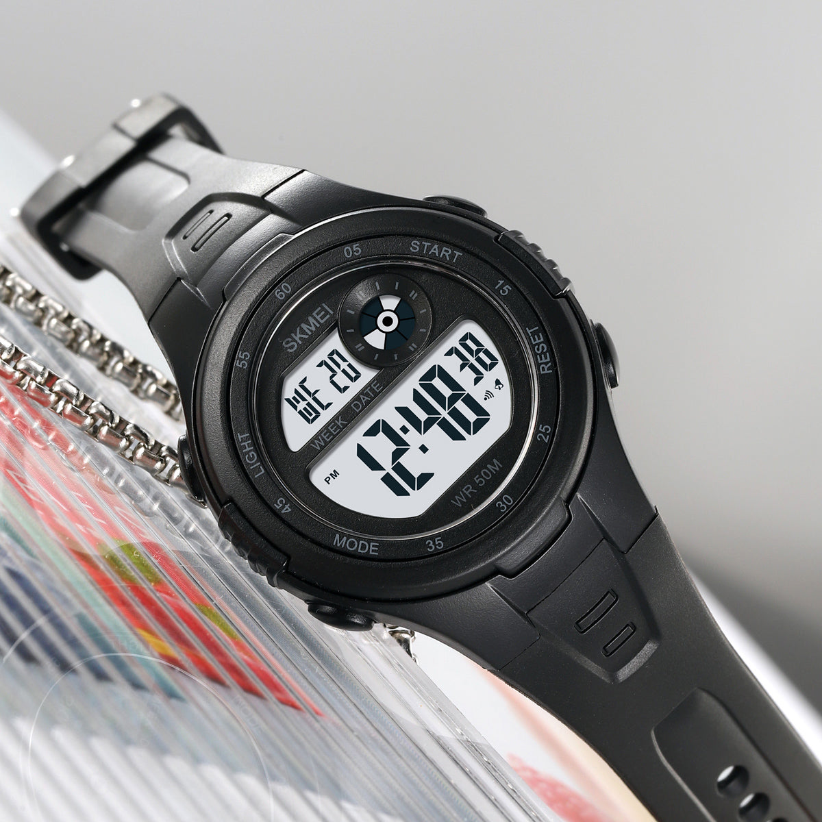2280 Reloj Skmei para niños pulsera de resina digital