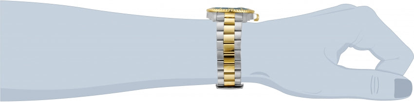 Reloj Invicta Aviator para hombre pulsera de metal 45mm