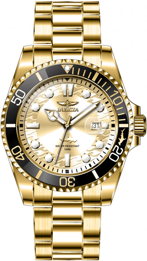 Reloj Invicta Aviator para hombre pulsera de metal 45mm