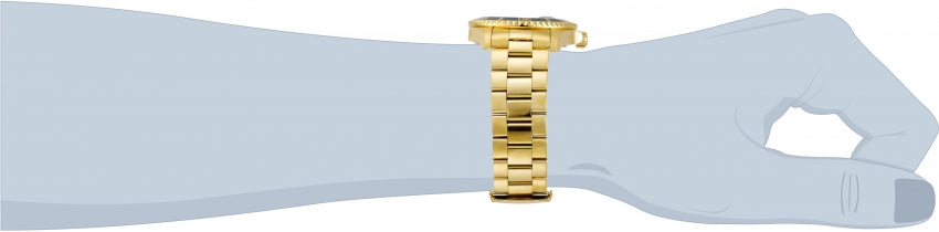 Reloj Invicta Aviator para hombre pulsera de metal 45mm