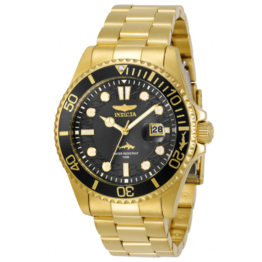 Reloj Invicta Aviator para hombre pulsera de metal 45mm