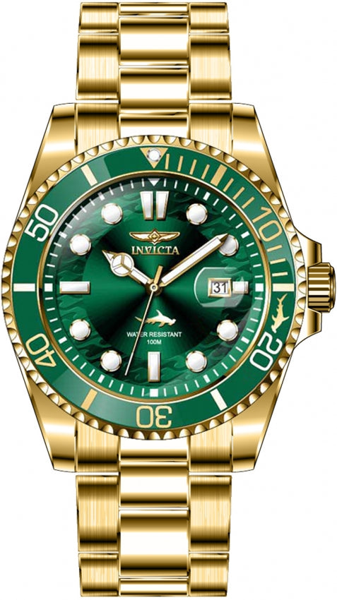 Reloj Invicta Aviator para hombre pulsera de metal 45mm