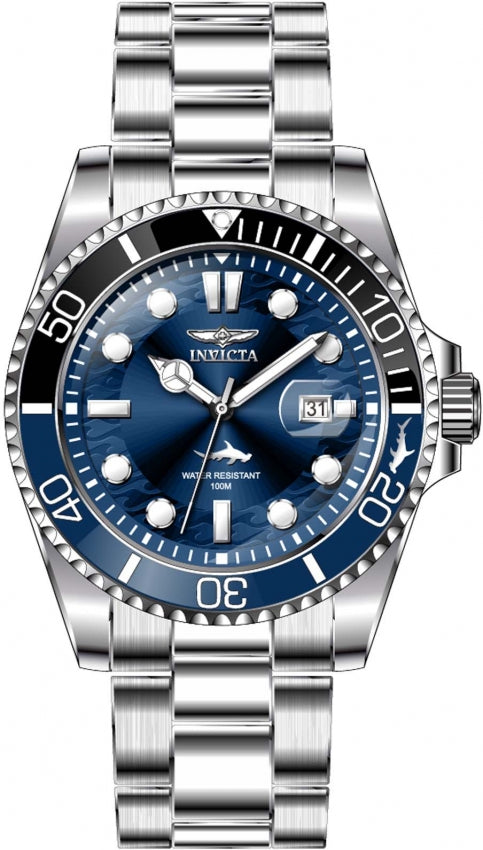 Reloj Invicta Aviator para hombre pulsera de metal 45mm