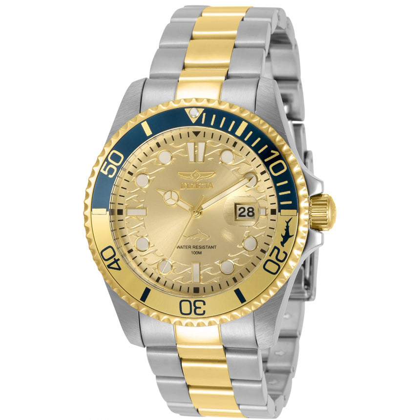 Reloj Invicta Aviator para hombre pulsera de metal 45mm