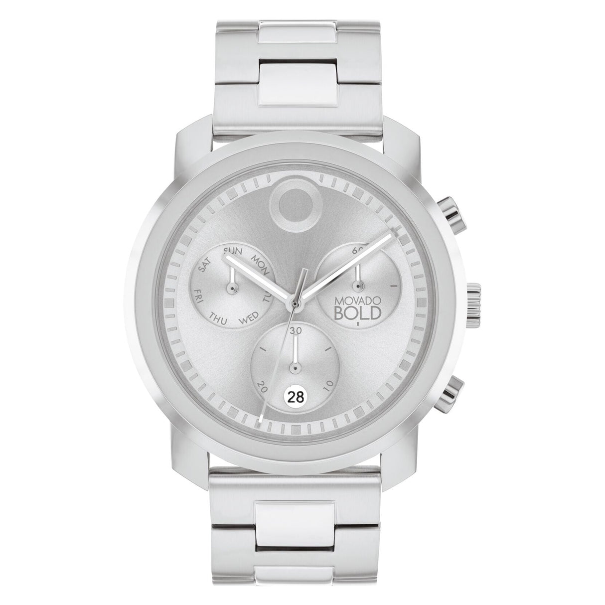 3601040 Reloj Movado Bold de hombre pulsera de metal 44 mm