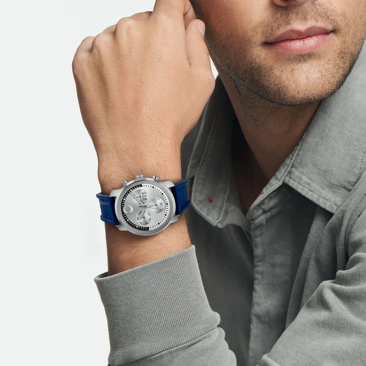 3601048 Reloj Movado Bold Trend Propel de hombre pulsera de resina 44 mm