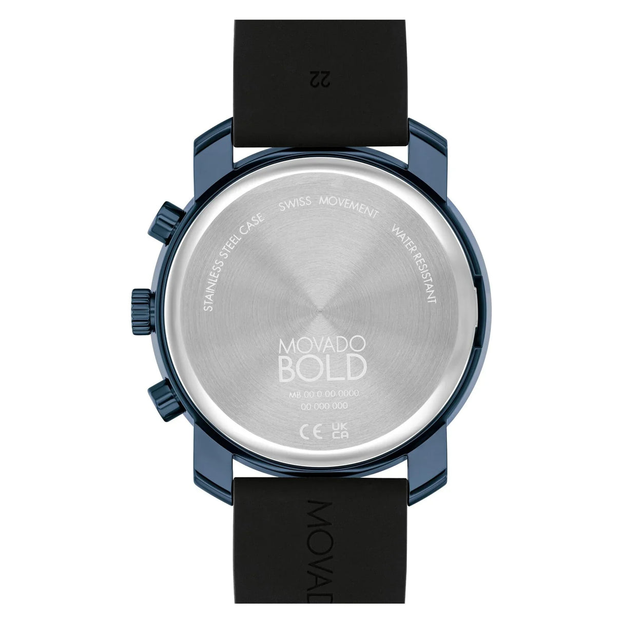 3601049 Reloj Movado Bold de hombre correa de caucho 44 mm