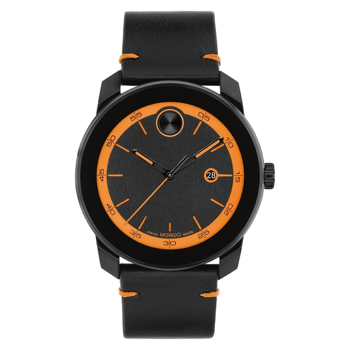 3601113 Reloj Movado Bold de caballero banda de piel 41 mm