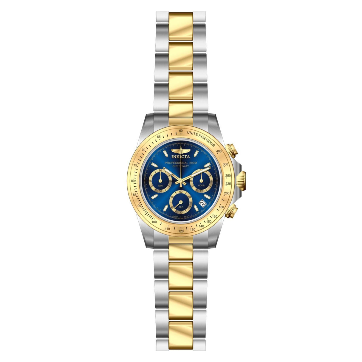 Reloj Invicta Speedway de hombre pulsera de metal 40 mm