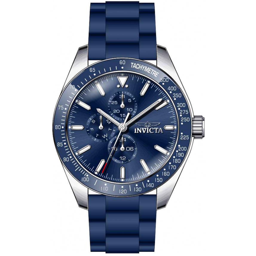 38401 Invicta Aviator Nomad para caballero pulsera de caucho