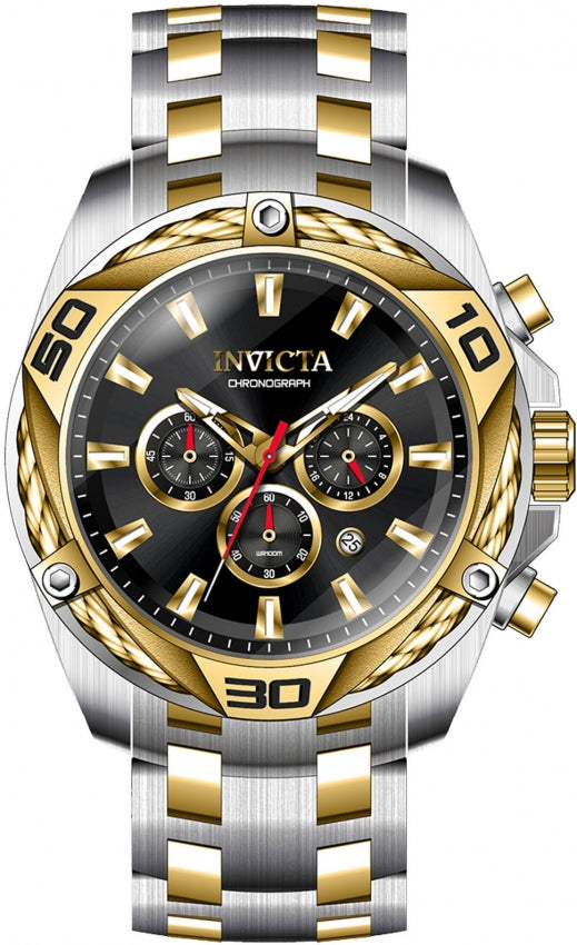 Reloj Invicta Bolt de hombre pulsera de acero inoxidable 50 mm