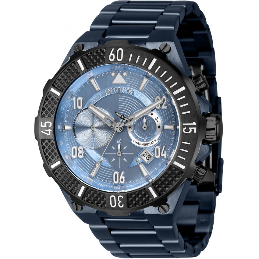 Reloj Invicta Aviator de hombre pulsera de metal 50 mm