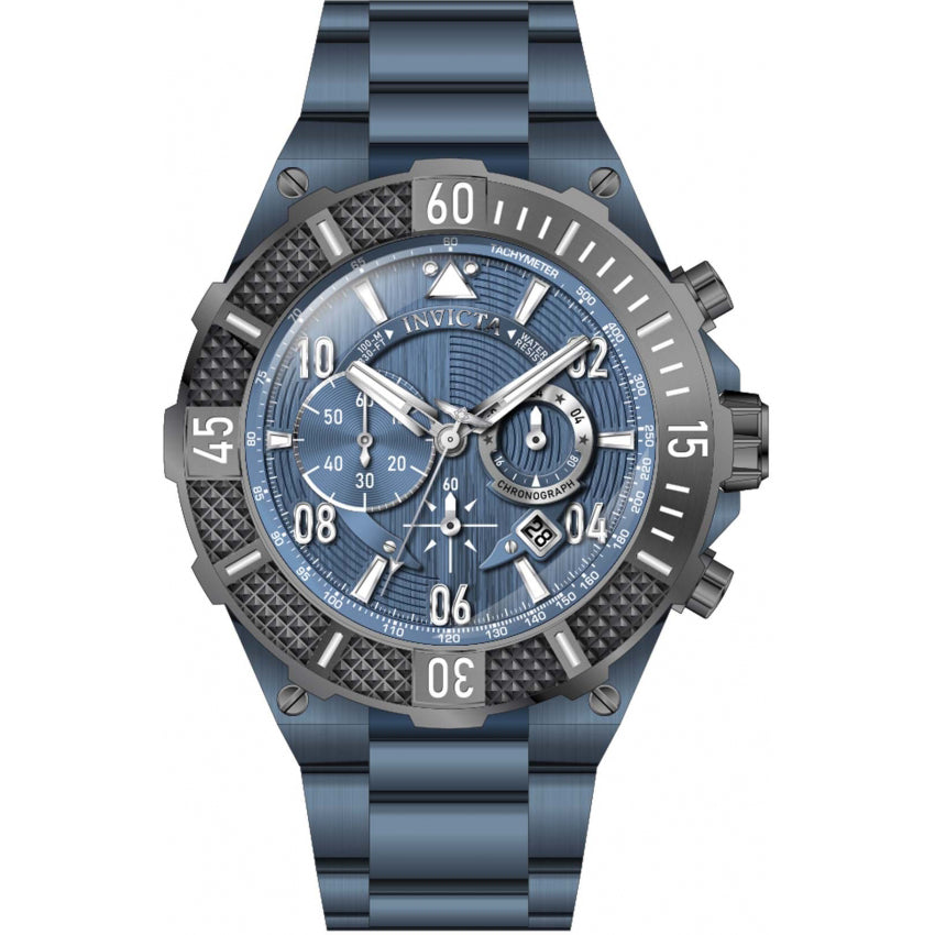 Reloj Invicta Aviator de hombre pulsera de metal 50 mm