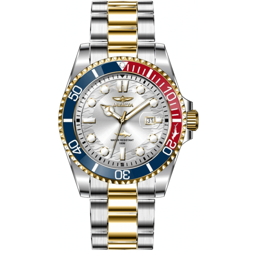 Reloj Invicta Aviator para hombre pulsera de metal 45mm