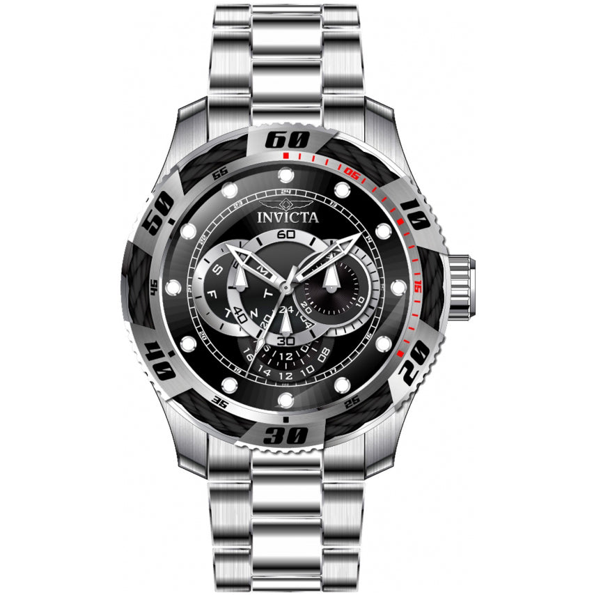 45755 Invicta Speedway de hombre pulsera de metal