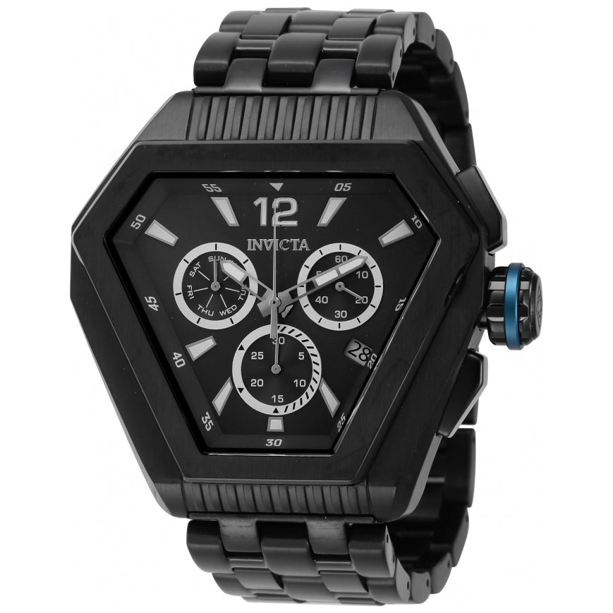Reloj Invicta Speedway de hombre banda de metal forma triangular 53 mm
