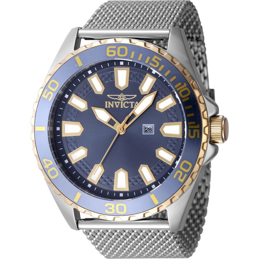 Reloj Invicta Pro Diver para hombre pulsera mesh 46 mm