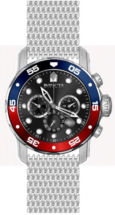 Reloj Invicta Pro Diver de caballero pulsera mesh 48 mm