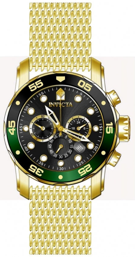 Reloj Invicta Pro Diver de caballero pulsera mesh 48 mm