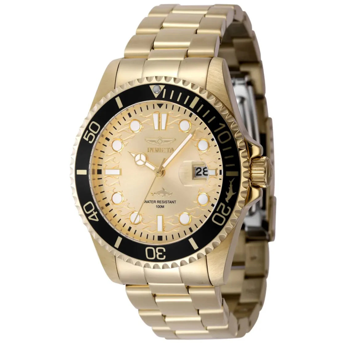 Reloj Invicta Aviator para hombre pulsera de metal 45mm