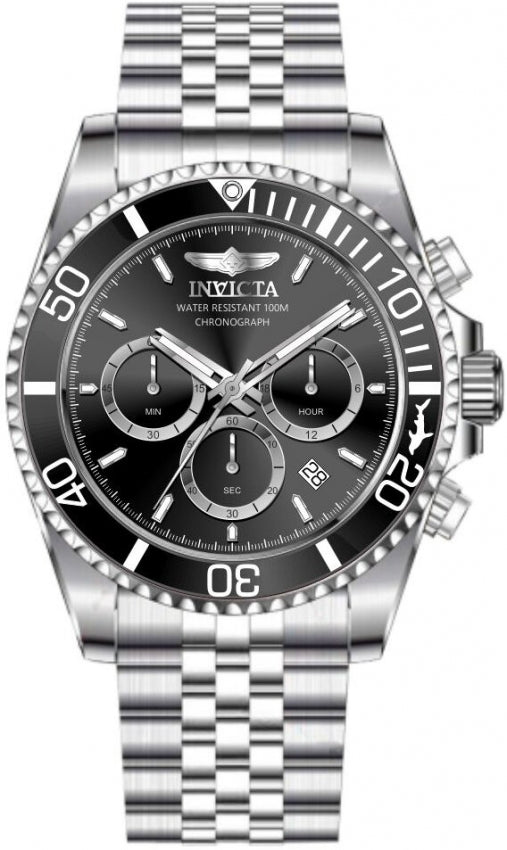 Reloj Pro Diver Invicta para hombre pulsera de metal 43 mm