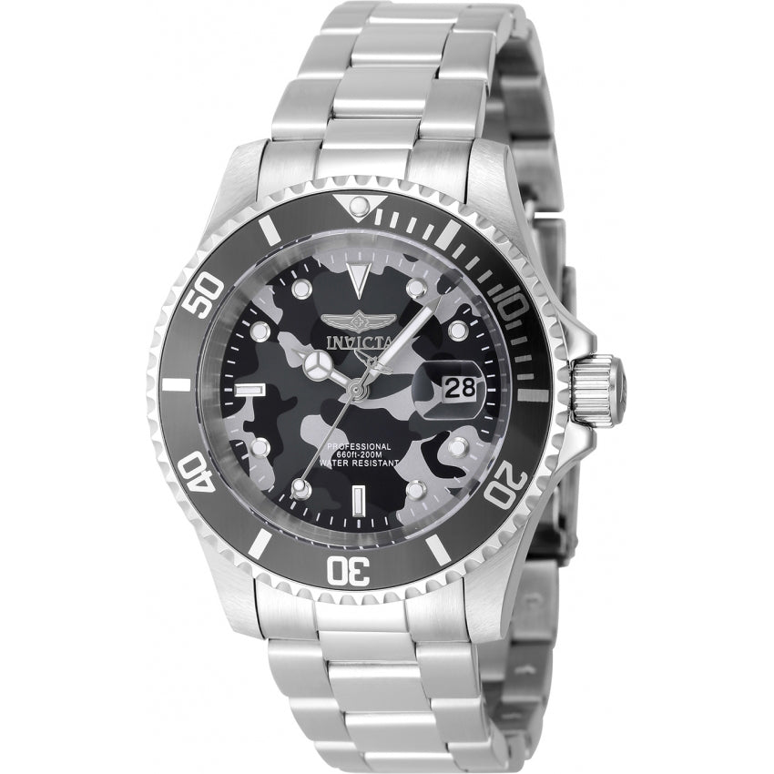 Reloj Invicta Pro Diver Camo Series de hombre pulsera de metal 40 mm