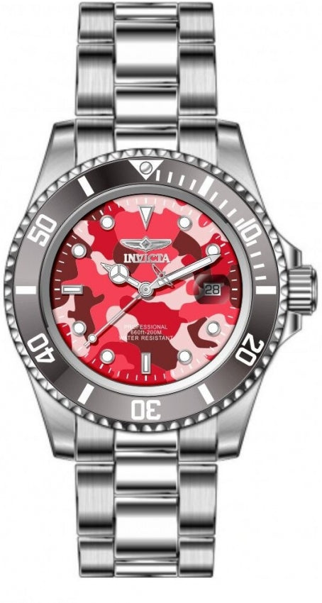 Reloj Invicta Pro Diver Camo Series de hombre pulsera de metal 40 mm