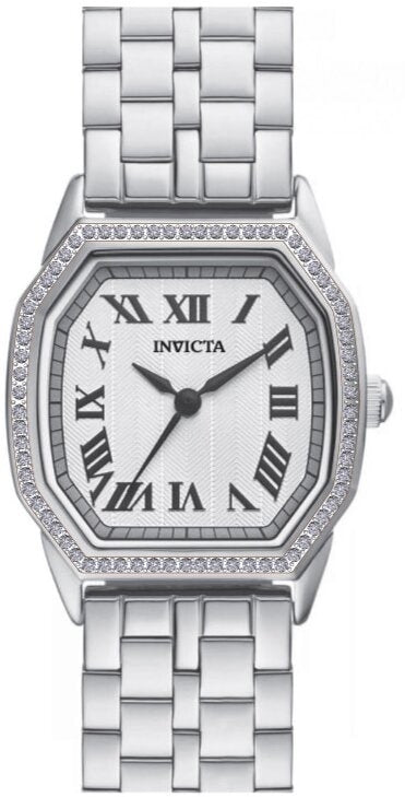 Reloj Invicta Wildflower de dama banda de metal 27 mm