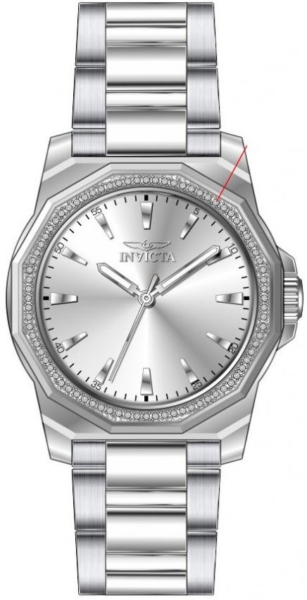 Reloj Invicta Speedway de mujer pulsera de metal 34 mm