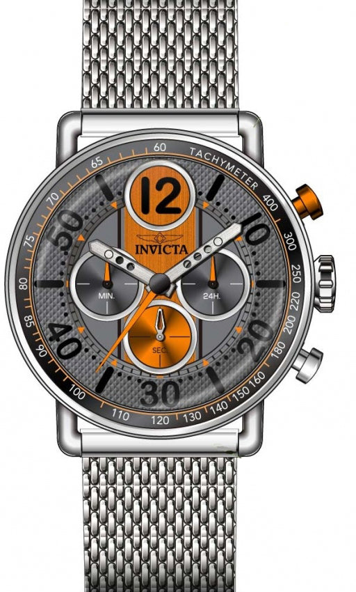Reloj Invicta Speedway de hombre banda mesh 44 mm