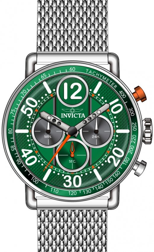 Reloj Invicta Speedway de hombre banda mesh 44 mm