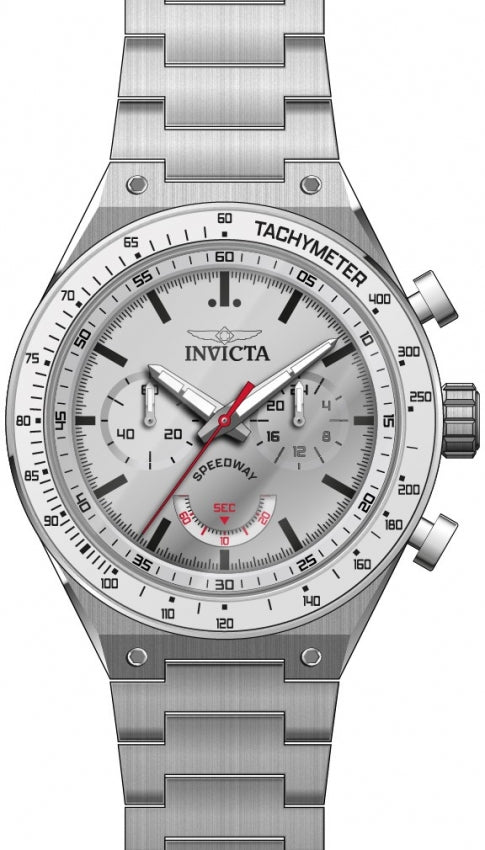 Reloj Invicta Speedway de hombre pulsera de metal 44 mm