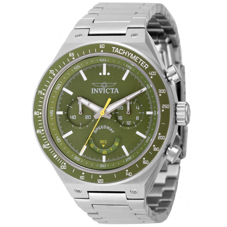 Reloj Invicta Speedway de hombre pulsera de metal 44 mm
