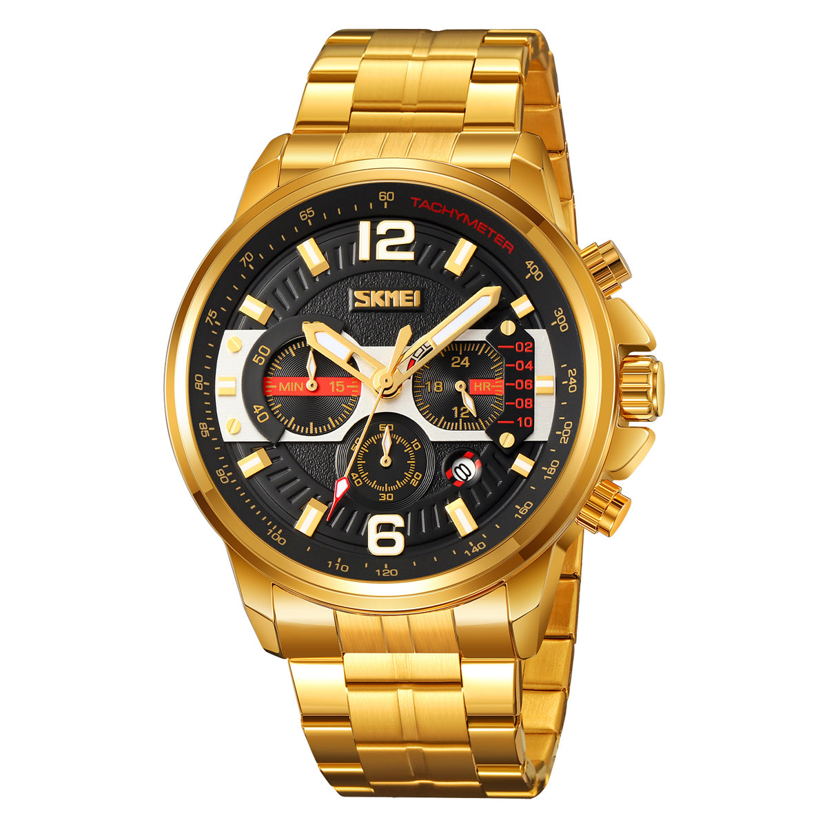 9332  Reloj Skmei para hombre pulsera de metal
