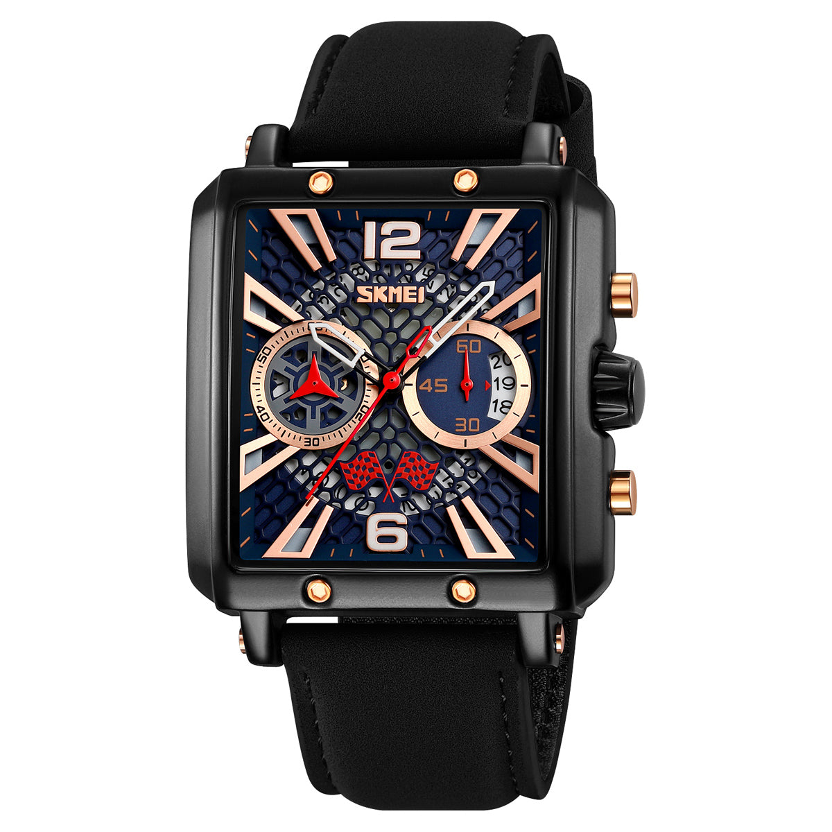 9340 Reloj Skmei para caballero pulsera de piel