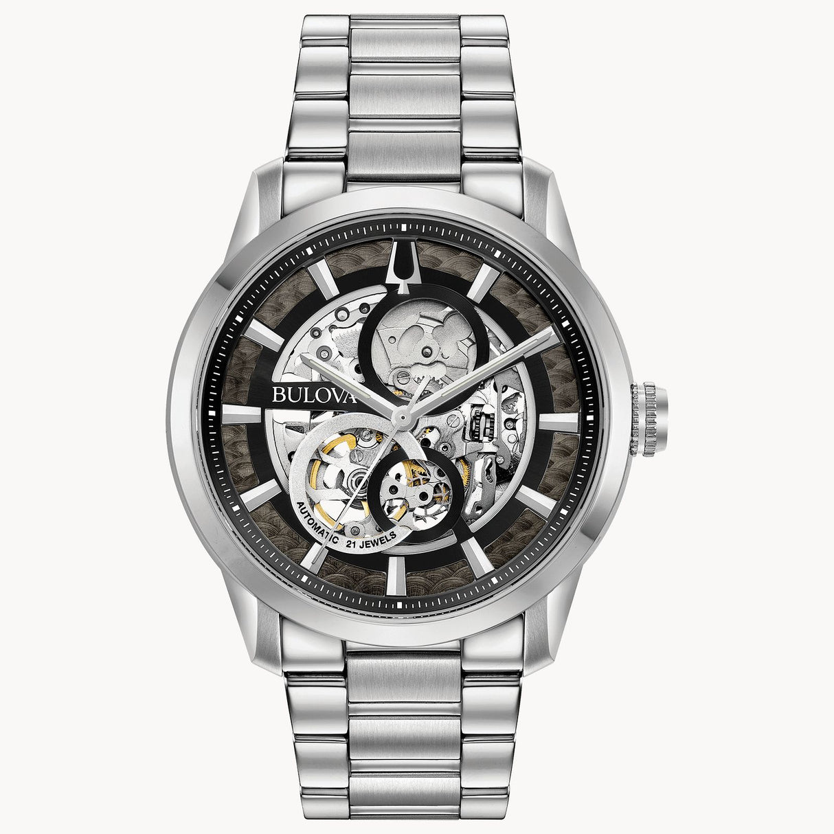 96A208 Bulova Sutton de hombre pulsera de metal