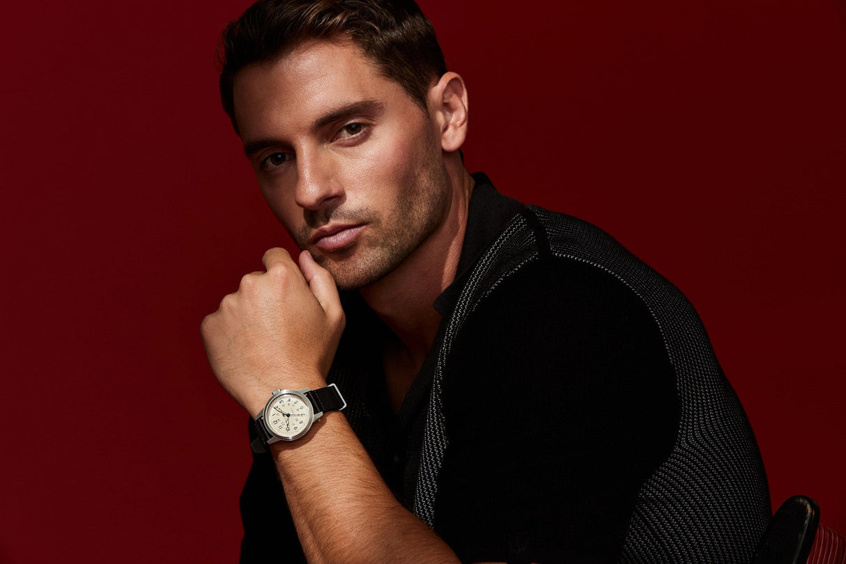 96A246 Reloj Bulova Hack Watch de hombre pulsera de piel